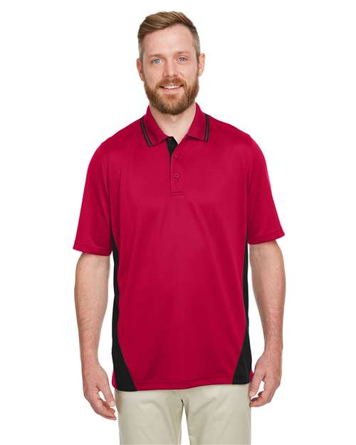 Harriton Men's Tall Flash Snag Protection Plus IL Colorblock Polo - Harriton M386T
