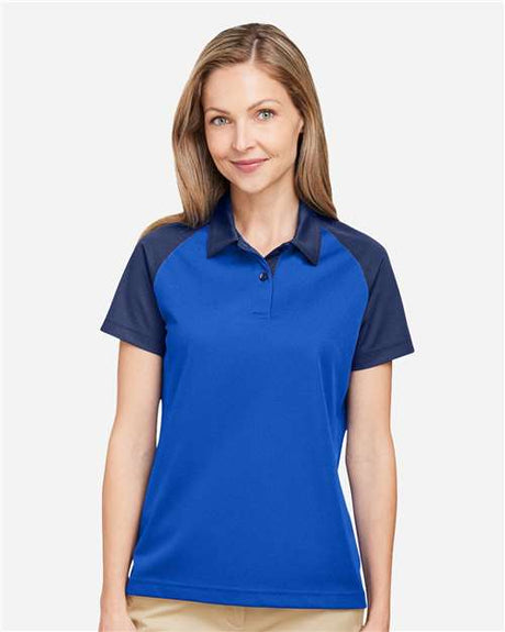 Team 365 Women's Command Snag-Protection Colorblock Polo - Team 365 TT21CW