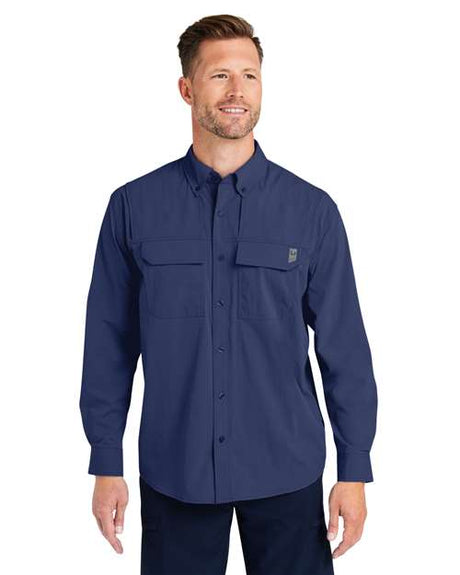 HUK H150184 Men's Creekbed Pocket Fishing Shirt