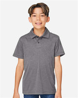 Team 365 Youth Zone Sonic Heather Performance Polo - Team 365 TT51HY