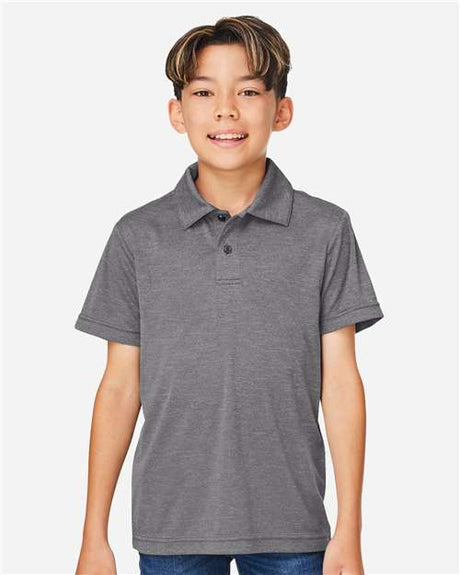 Team 365 Youth Zone Sonic Heather Performance Polo - Team 365 TT51HY