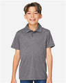 Team 365 Youth Zone Sonic Heather Performance Polo - Team 365 TT51HY