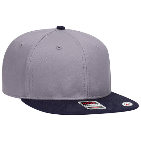 OTTO CAP “OTTO SNAP” 6 Panel Pro Style Snapback Hat OTTO 125-1038 Otto Cap 041414 - Nvy/Gry/Gry OSFM - Adult