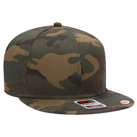 OTTO CAP “OTTO SNAP” 6 Panel Pro Style Snapback Hat OTTO 125-1038 Otto Cap 1707B - Dk.Grn/Brn OSFM - Adult