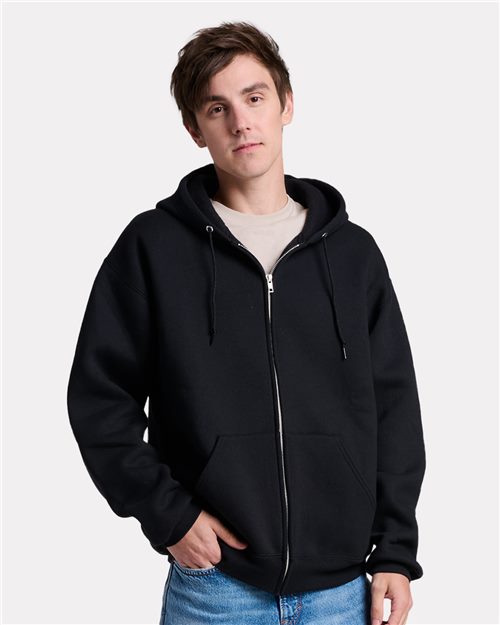 JERZEES Unisex Rugged Full-Zip Hooded Sweatshirt - JERZEES Z12MR