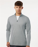 Wholesale All-Sport Performance Men's Pro-Lock Performance Mélange Quarter-Zip Pullover