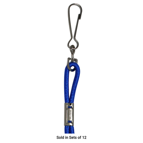 HEAVY-DUTY NYLON LANYARDS ASSORTED/POLY BAG