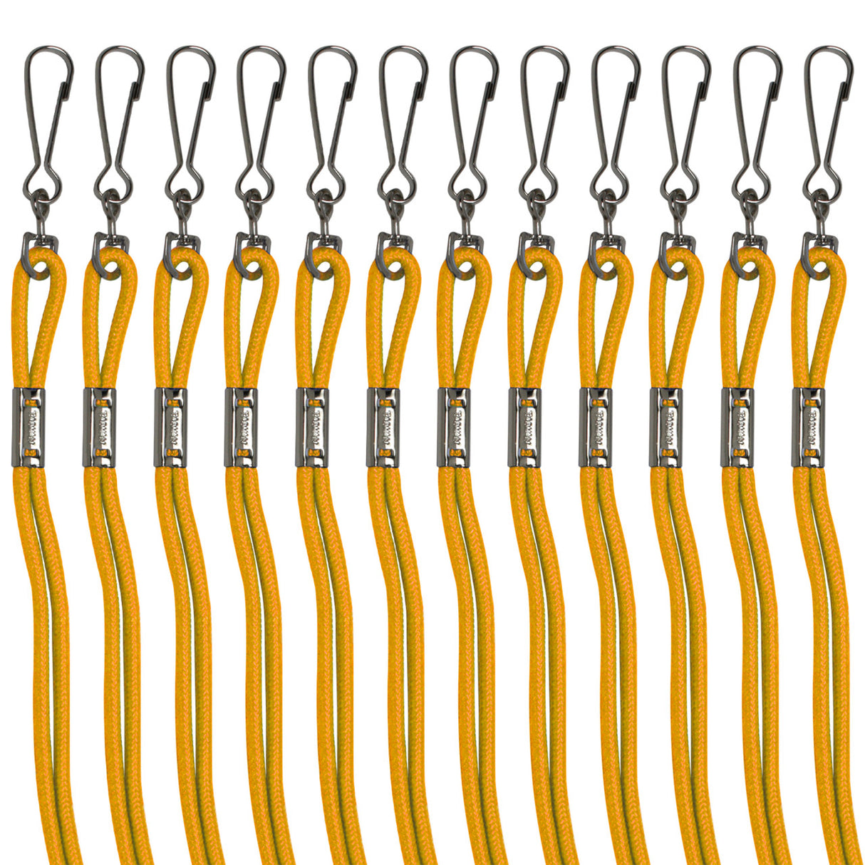 HEAVY-DUTY NYLON LANYARDS ASSORTED/POLY BAG