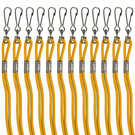 HEAVY-DUTY NYLON LANYARDS ASSORTED/POLY BAG