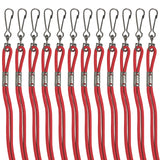 HEAVY-DUTY NYLON LANYARDS ASSORTED/POLY BAG