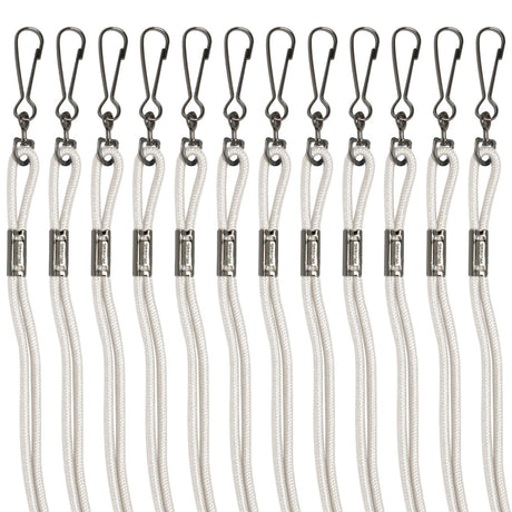 HEAVY-DUTY NYLON LANYARDS ASSORTED/POLY BAG