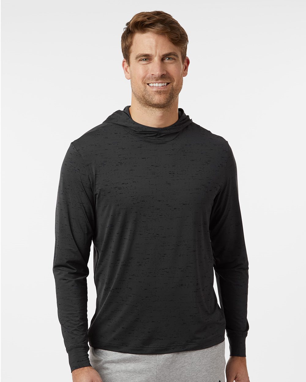 Adidas Men's Performance Hooded Long Sleeve T-Shirt - Adidas A2010