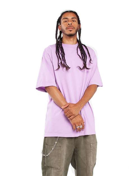 Shaka Wear Unisex Garment-Dyed Crewneck T-Shirt - Pastel Purple - Shaka Wear SHGD Shaka Wear Pastel Purple S
