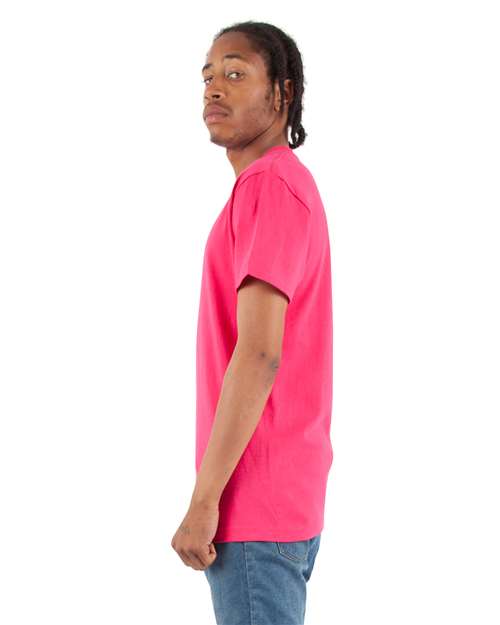 Shaka Wear Unisex V-Neck T-Shirt - Hot Pink - Shaka Wear SHVEE Shaka Wear Hot Pink S