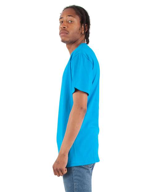 Shaka Wear Unisex V-Neck T-Shirt - Turquoise - Shaka Wear SHVEE Shaka Wear Turquoise S