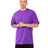 Shaka Wear Men's Tall Max Heavyweight Short Sleeve T-Shirt - Purple - Shaka Wear SHMHSST Shaka Wear Purple XLT