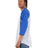 Shaka Wear Unisex Three-Quarter Sleeve Raglan T-Shirt - Heather Grey/ Royal - Shaka Wear SHRAG Shaka Wear Heather Grey/ Royal S