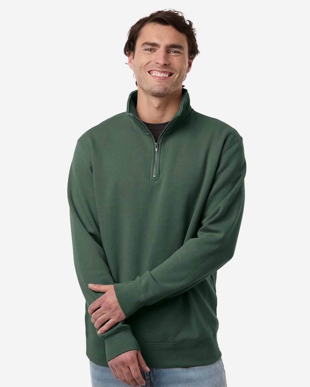 Independent Trading Co. SS4600QZ Unisex Midweight Quarter-Zip Pullover | Wholesale Quarter-Zip