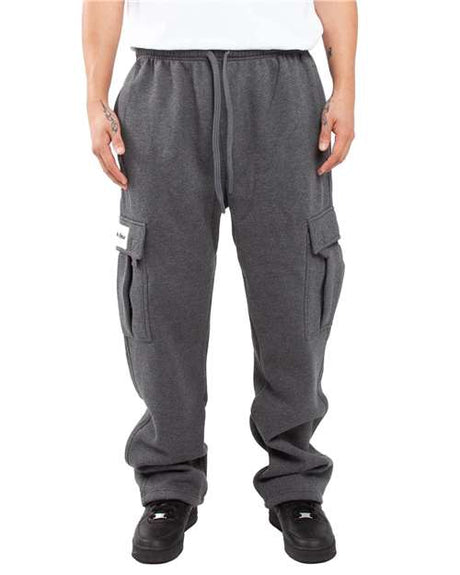 Shaka Wear Unisex Fleece Cargo Pocket Sweatpants - Shaka Wear SHFCP