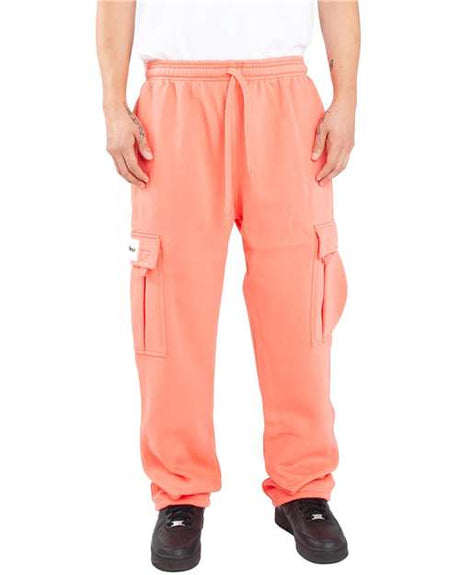 Shaka Wear Unisex Fleece Cargo Pocket Sweatpants - Shaka Wear SHFCP