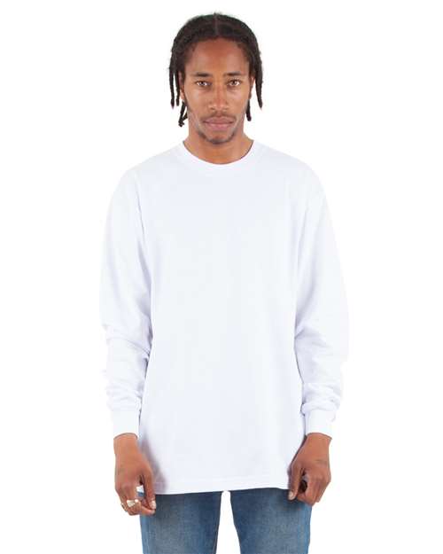 Shaka Wear Men's Max Heavyweight Long Sleeve T-Shirt - Shaka Wear SHMHLS