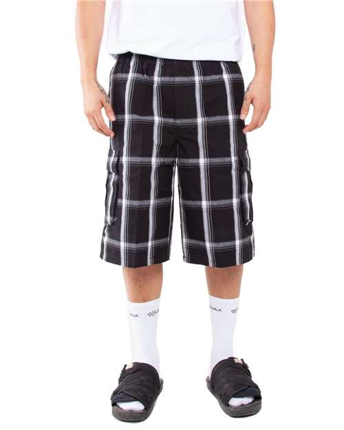 Shaka Wear Unisex Plaid Shorts - Shaka Wear SHSP