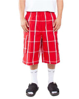 Shaka Wear Unisex Plaid Shorts - Shaka Wear SHSP