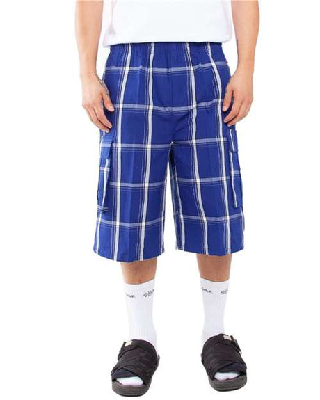 Shaka Wear Unisex Plaid Shorts - Shaka Wear SHSP