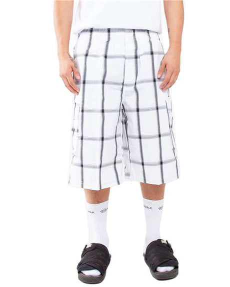 Shaka Wear Unisex Plaid Shorts - Shaka Wear SHSP
