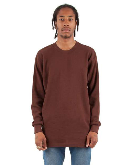 Shaka Wear Unisex Heavyweight Thermal Long Sleeve T-Shirt - Shaka Wear SHTHRM