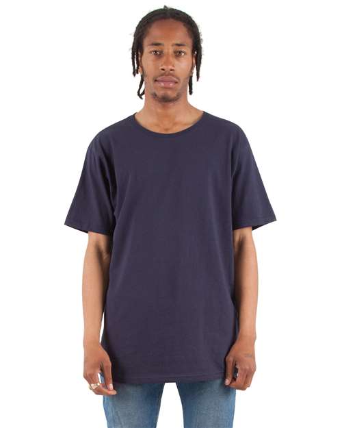 Shaka Wear Unisex Curved Hem Long T-Shirt - Shaka Wear SHCLT