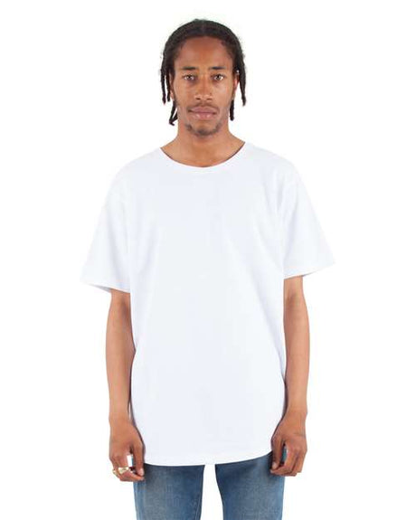 Shaka Wear Unisex Curved Hem Long T-Shirt - Shaka Wear SHCLT
