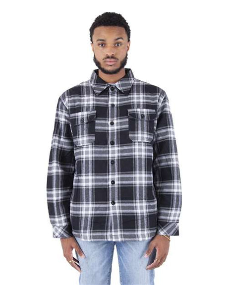 Shaka Wear Unisex Plaid Jacket - Shaka Wear SHPFJ