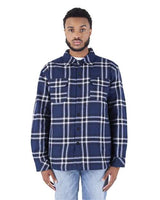 Shaka Wear Unisex Plaid Jacket - Shaka Wear SHPFJ