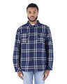 Shaka Wear Unisex Plaid Jacket - Shaka Wear SHPFJ