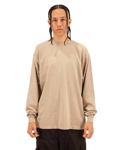 Shaka Wear Unisex Max Heavyweight Garment-Dyed Long Sleeve T-Shirt - Shaka Wear SHGDLS