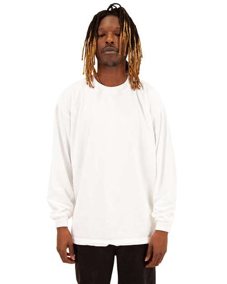 Shaka Wear Unisex Max Heavyweight Garment-Dyed Long Sleeve T-Shirt - Shaka Wear SHGDLS