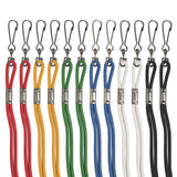 HEAVY-DUTY NYLON LANYARDS ASSORTED/POLY BAG