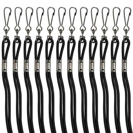 HEAVY-DUTY NYLON LANYARDS ASSORTED/POLY BAG