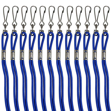HEAVY-DUTY NYLON LANYARDS ASSORTED/POLY BAG