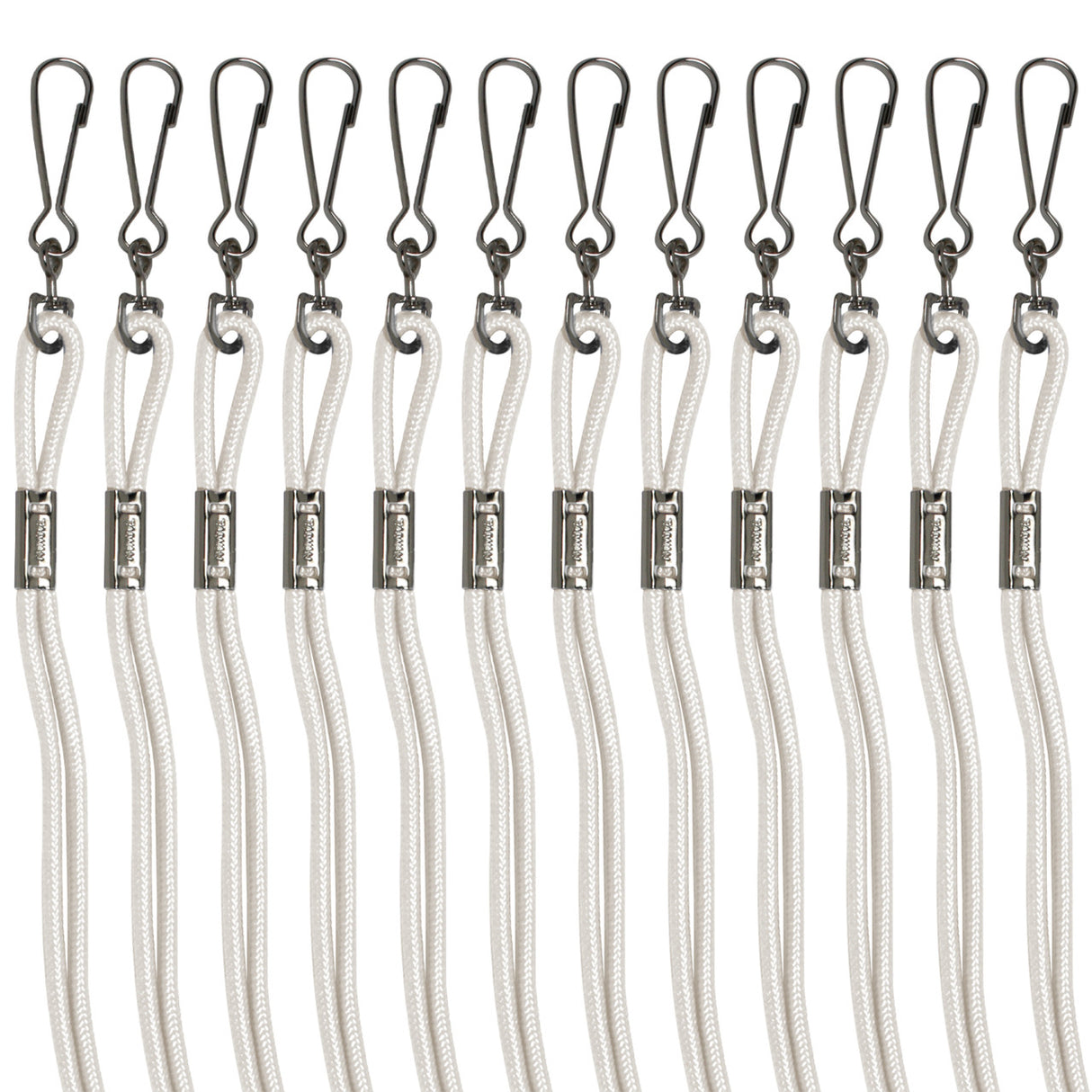 HEAVY-DUTY NYLON LANYARDS ASSORTED/POLY BAG