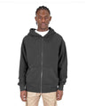 Shaka Wear Unisex Max Heavy Garment-Dyed Double-Zip Hooded Sweatshirt - Shaka Wear SHGDZ