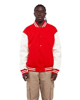 Shaka Wear Unisex Letterman Jacket - Shaka Wear SHLLJ