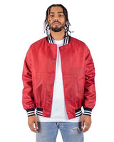 Shaka Wear Unisex Varsity Bomber Jacket - Shaka Wear SHVBJ