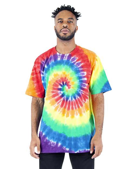 Shaka Wear Unisex Max Heavyweight Tie-Dyed T-Shirt - Shaka Wear SHTDSS