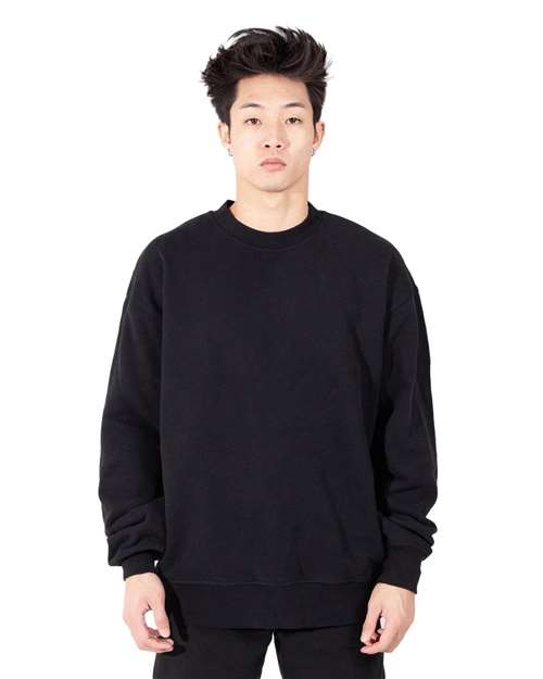 Shaka Wear Unisex Los Angeles Garment-Dyed Crewneck Sweatshirt - Shaka Wear SHGFC