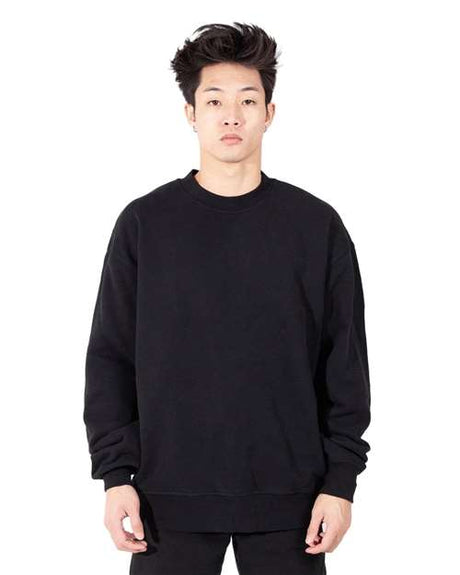 Shaka Wear Unisex Los Angeles Garment-Dyed Crewneck Sweatshirt - Shaka Wear SHGFC