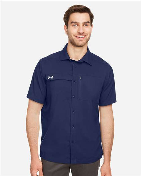 Under Armour 1351360 Men's Motivate Coach Woven Shirt