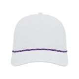 CAP AMERICA Athletic Rope Cap - CAP AMERICA i7256 CAP AMERICA White-Red/ White/ Royal Adjustable