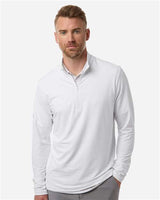 Adidas Men's Textured Stripe Quarter-Zip Pullover - Adidas A708